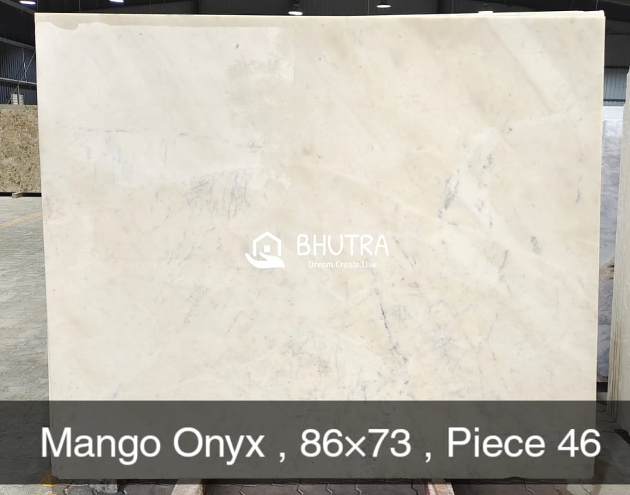 Mango Onyx White Marble