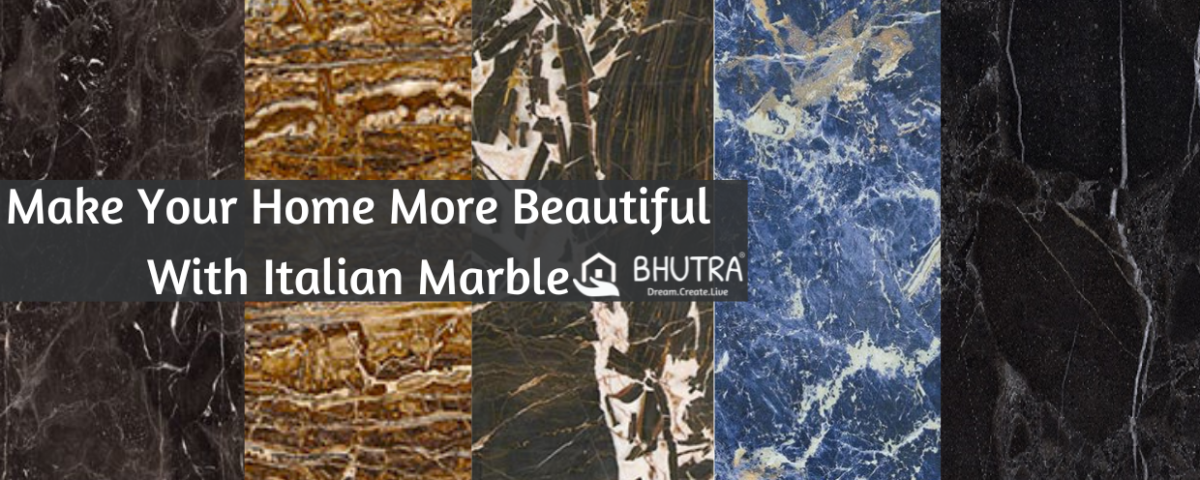 Italian marble is highly durable and has a beautiful appearance