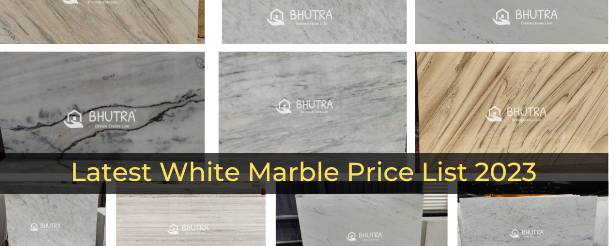 Latest White Marble Price List 2023