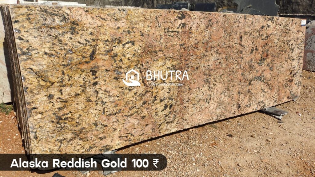 Alaska Reddish Gold Granite