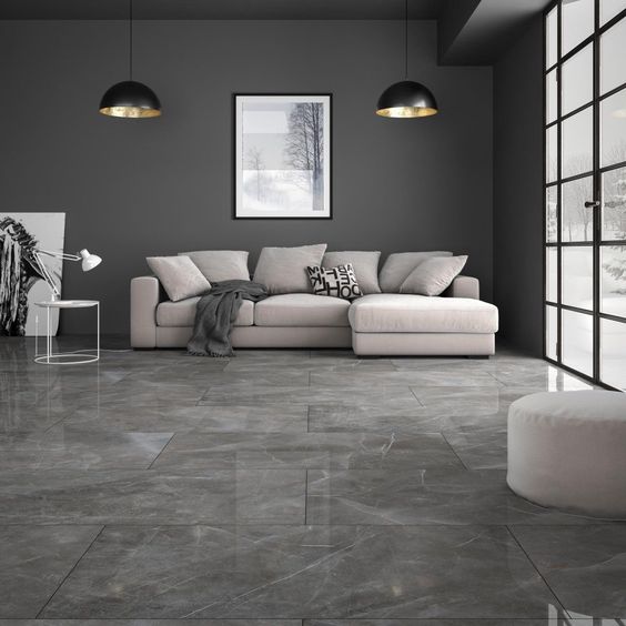Best Grey Marble Flooring Living Room