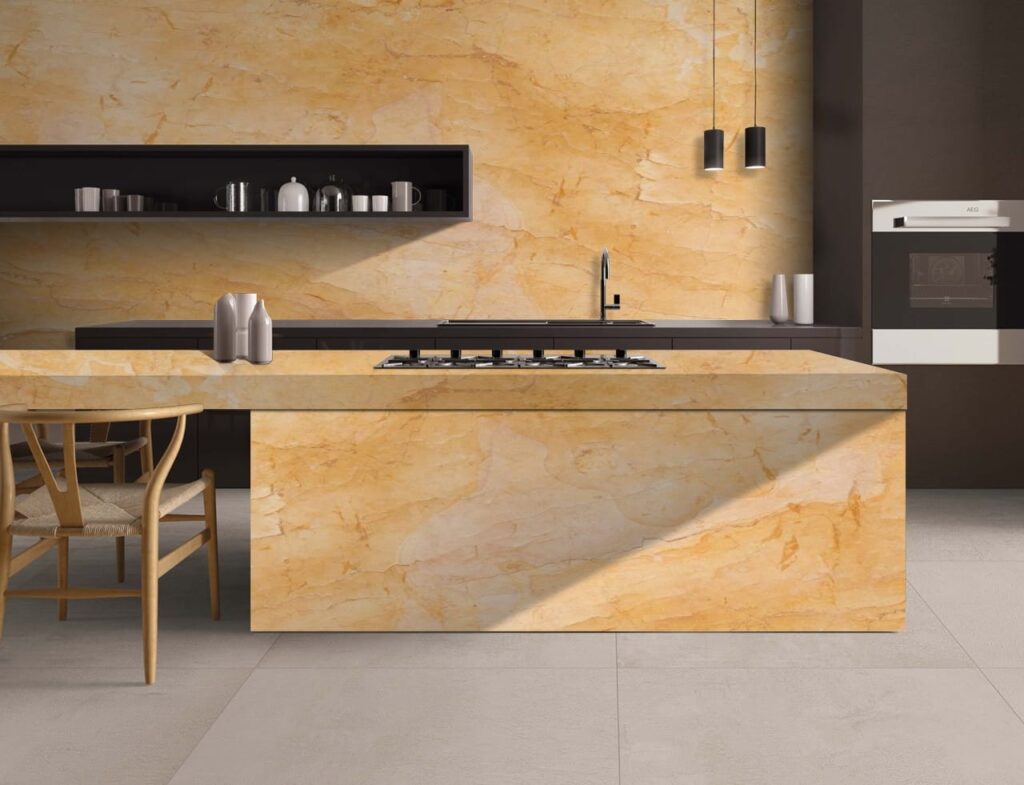 Burberry Gold Marble Kitchen