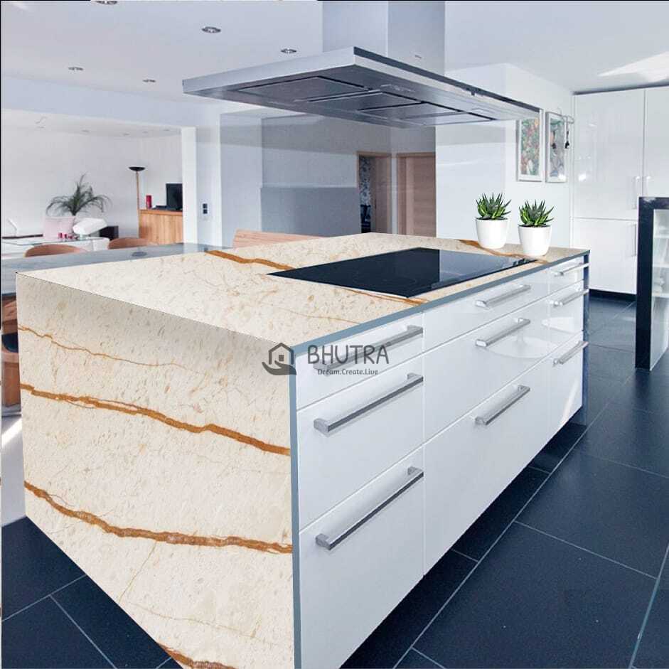 Golden Harvest Marble kitchen countertops