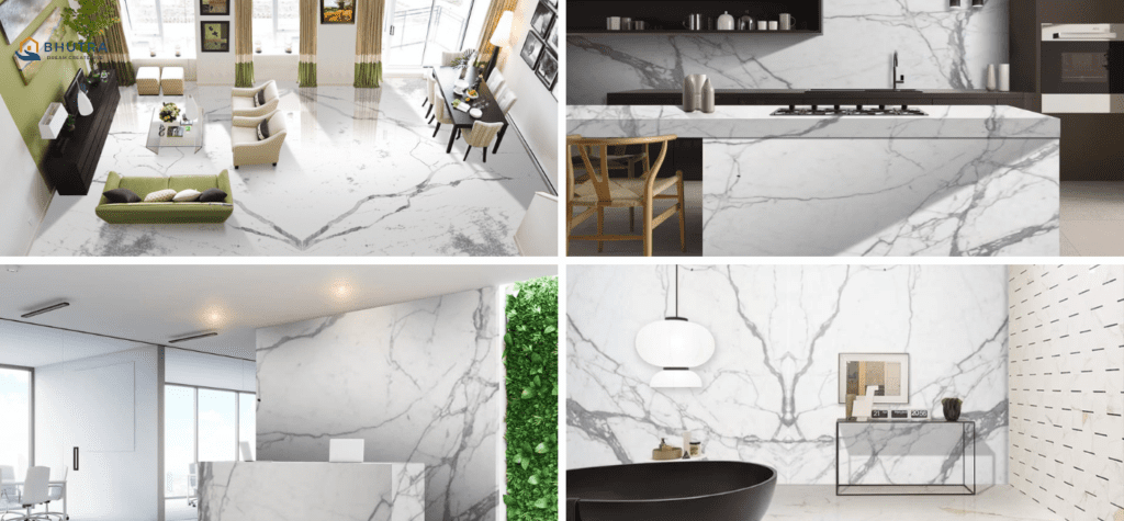 Applications of Italian Statuario Marble